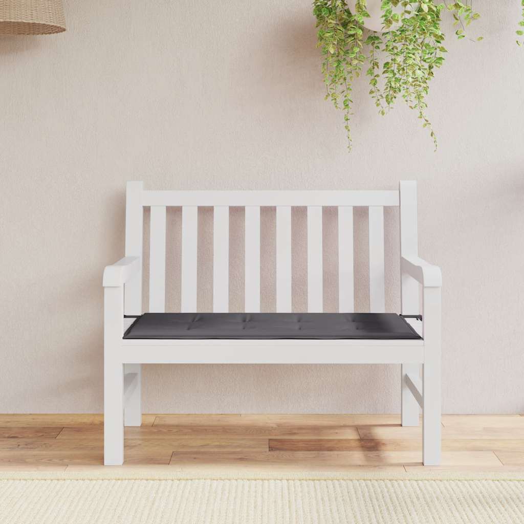 Vidaxl tuinbankkussen 100x50x3 cm oxford stof antracietkleurig
