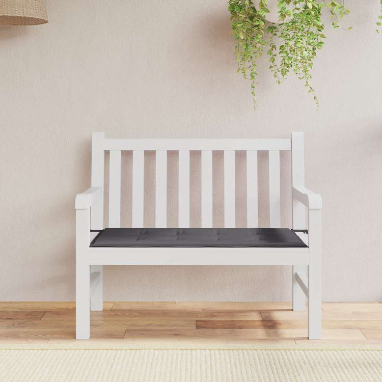 Vidaxl tuinbankkussen 100x50x3 cm oxford stof antracietkleurig