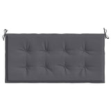 Vidaxl tuinbankkussen 120x50x3 cm oxford stof antracietkleurig - afbeelding 3