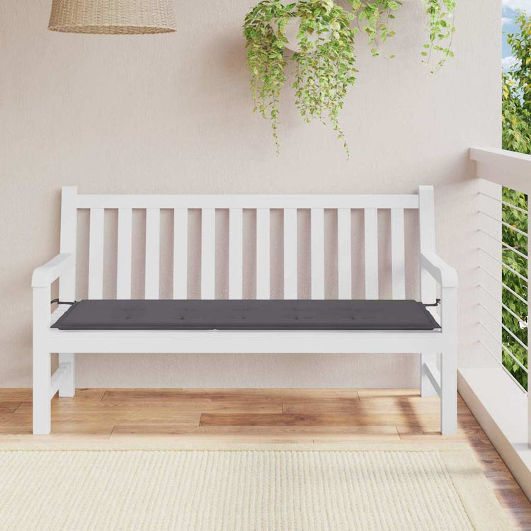 Vidaxl tuinbankkussen 150x50x3 cm oxford stof antracietkleurig
