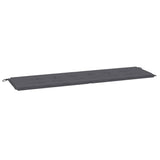 Vidaxl tuinbankkussen 180x50x3 cm oxford stof antracietkleurig - afbeelding 2