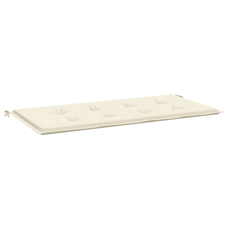 Vidaxl tuinbankkussen 120x50x3 cm oxford stof crèmekleurig