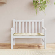 Vidaxl tuinbankkussen 120x50x3 cm oxford stof crèmekleurig - afbeelding 1