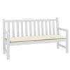 Vidaxl tuinbankkussen 150x50x4 cm oxford stof crèmekleurig