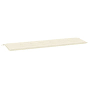 Vidaxl tuinbankkussen 180x50x3 cm oxford stof crèmekleurig - afbeelding 2