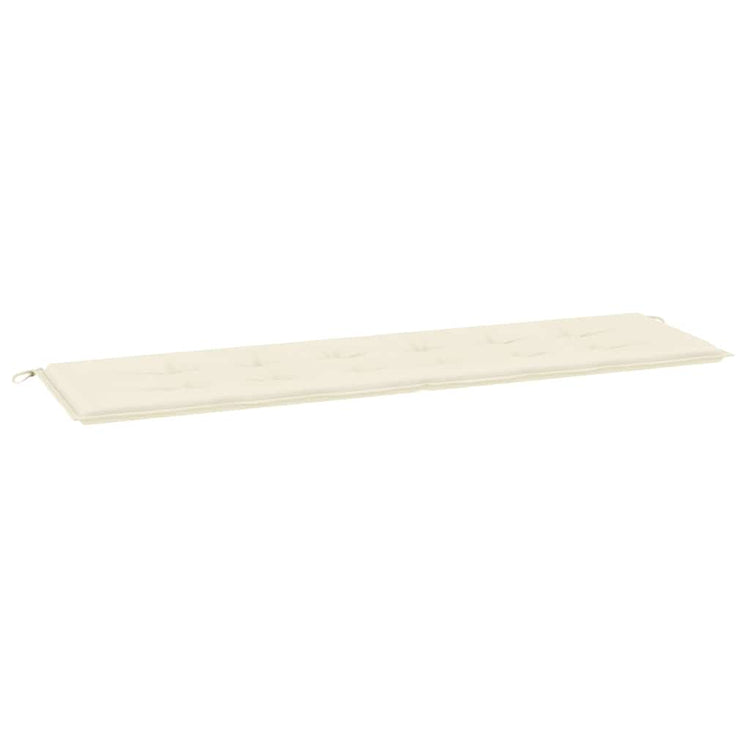 Vidaxl tuinbankkussen 180x50x3 cm oxford stof crèmekleurig