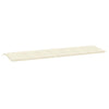 Vidaxl tuinbankkussen 180x50x3 cm oxford stof crèmekleurig