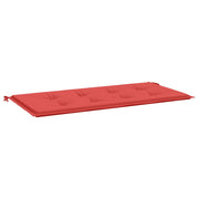 Vidaxl tuinbankkussen 120x50x4 cm oxford stof rood - afbeelding 2