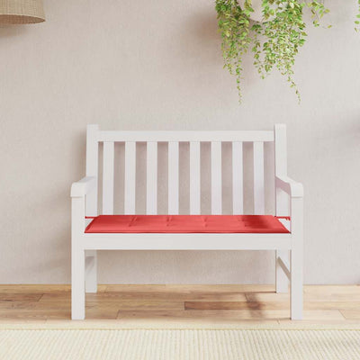 Vidaxl tuinbankkussen 120x50x4 cm oxford stof rood