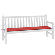 Vidaxl tuinbankkussen 180x50x3 cm oxford stof rood - afbeelding 3