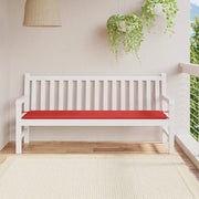 Vidaxl tuinbankkussen 180x50x3 cm oxford stof rood - afbeelding 1