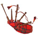 Vidaxl kinderdoedelzak schots great highland rood royal stewart tartan