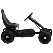 Vidaxl skelter met pedalen en pneumatische banden zwart - afbeelding 2