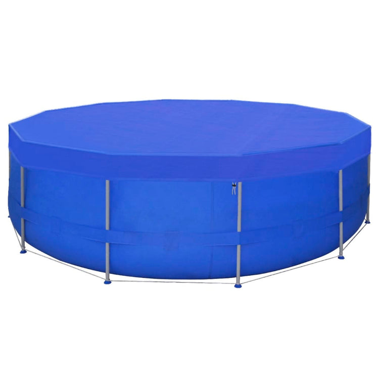 Vidaxl zwembadafdekking pe rond 460 cm 90 g m²