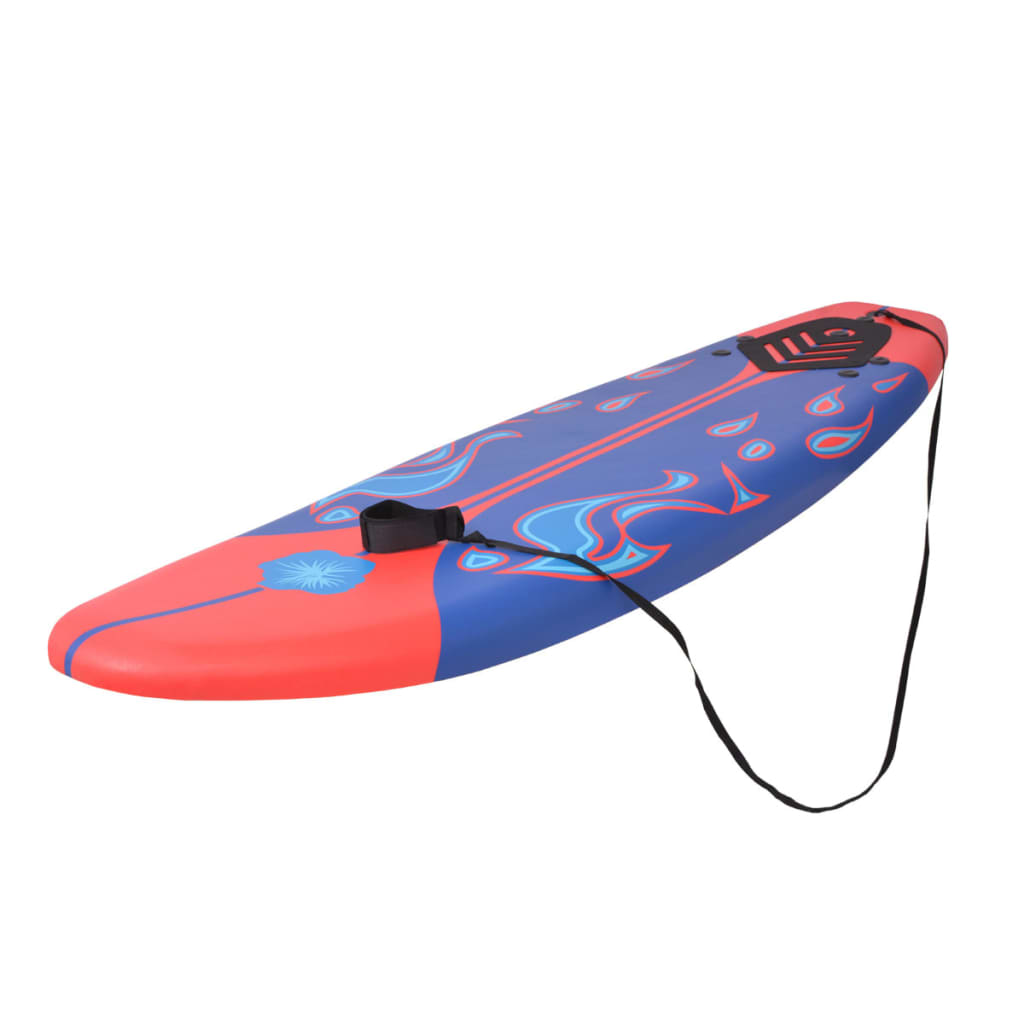 VidaXL Surfplank 170 cm blauw en rood