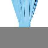 Vidaxl gordijnen met metalen ringen verduisterend 135x245 turquoise 2 st - afbeelding 3