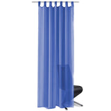 Vidaxl gordijnen voile 140x175 cm koningsblauw - afbeelding 2