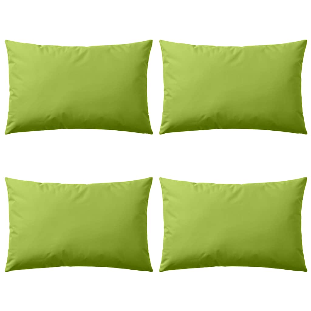 Vidaxl buitenkussens 60x40 cm appeltjesgroen 4 st