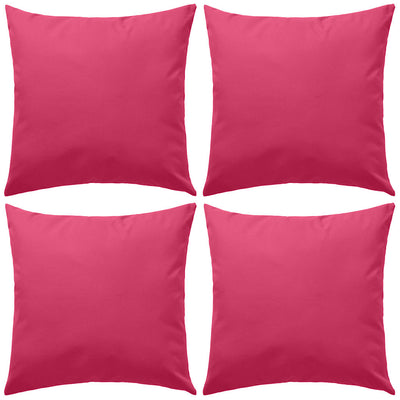 Vidaxl buitenkussens 45x45 cm roze 4 st