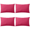Vidaxl buitenkussens 60x40 cm roze 4 st