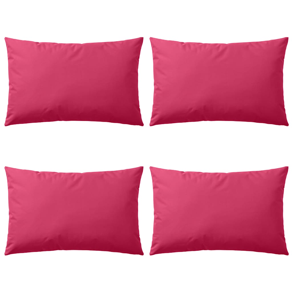 Vidaxl buitenkussens 60x40 cm roze 4 st