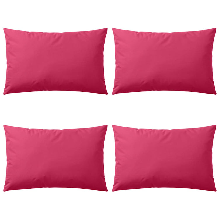 Vidaxl buitenkussens 60x40 cm roze 4 st