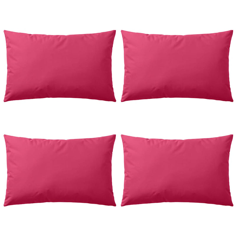 Vidaxl buitenkussens 60x40 cm roze 4 st