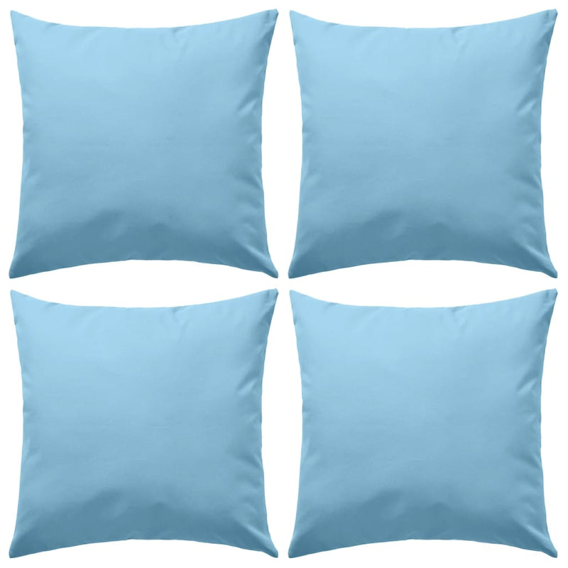Vidaxl buitenkussens 45x45 cm lichtblauw 4 st