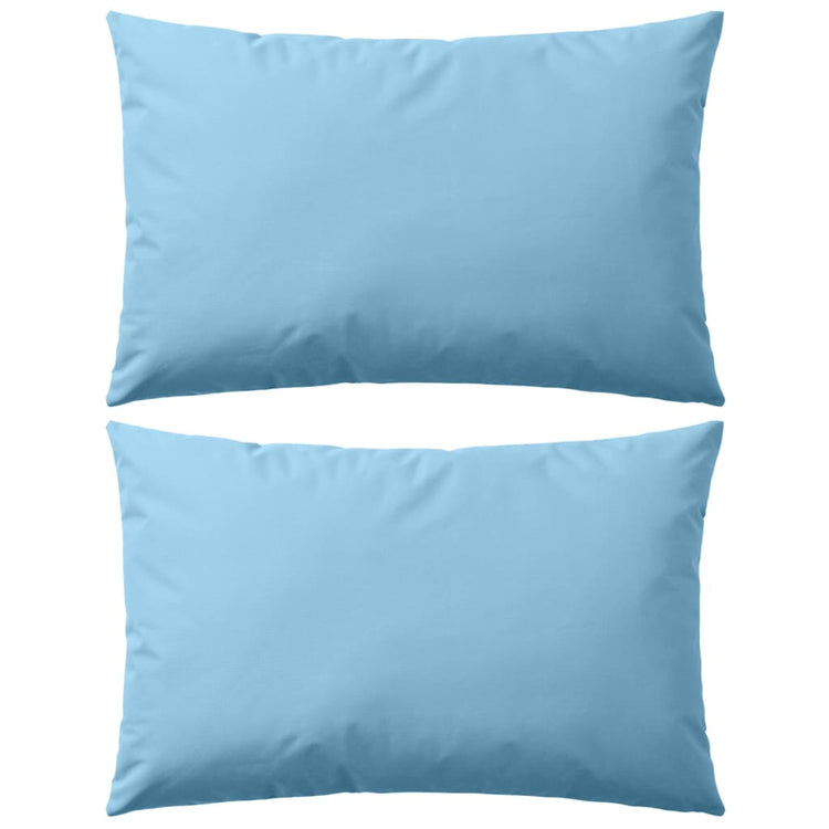 Vidaxl buitenkussens 60x40 cm lichtblauw 2 st