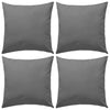 Vidaxl buitenkussens 45x45 cm grijs 4 st