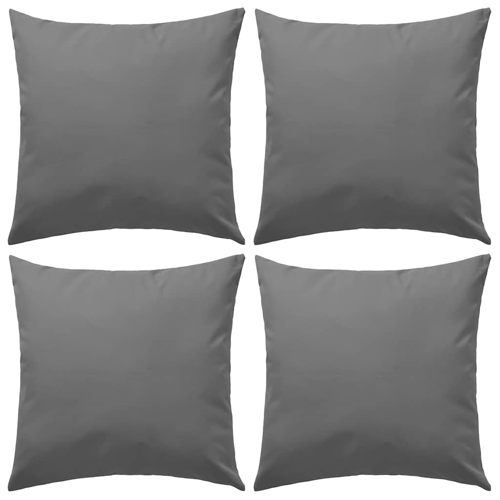 Vidaxl buitenkussens 45x45 cm grijs 4 st