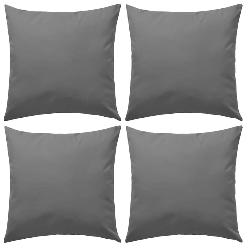 Vidaxl buitenkussens 45x45 cm grijs 4 st