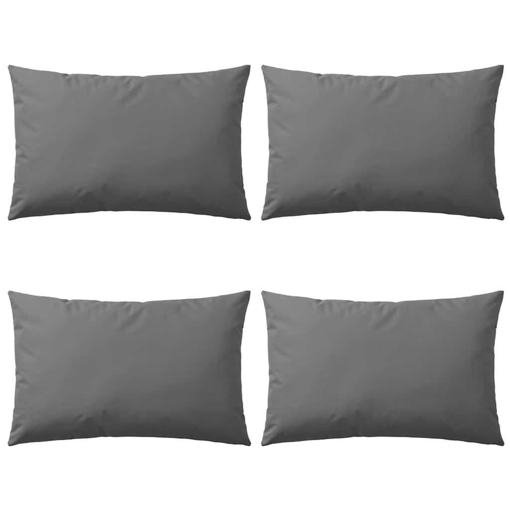 Vidaxl buitenkussens 60x40 cm grijs 4 st