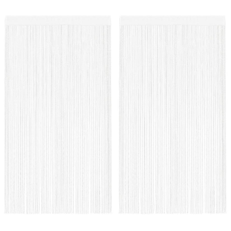 Vidaxl draadgordijnen 2 st 140x250 cm wit