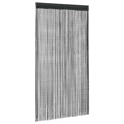 Vidaxl draadgordijnen 2 st 140x250 cm zwart