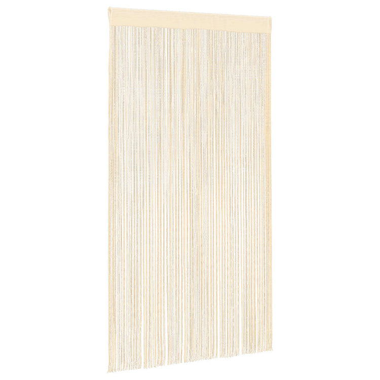 Vidaxl draadgordijnen 100x250 cm crème 2 st
