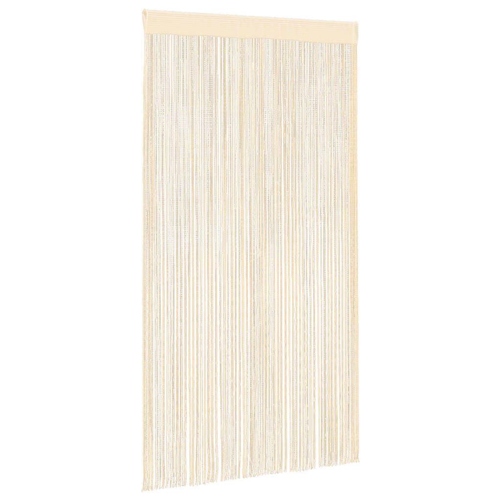 Vidaxl draadgordijnen 140x250 cm crème 2 st
