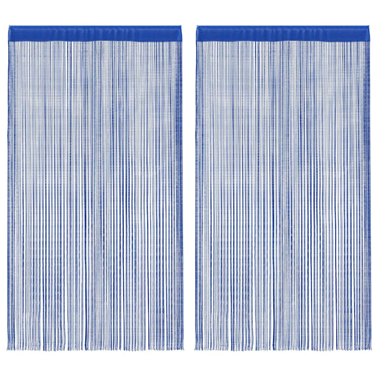 Vidaxl draadgordijnen 100x250 cm blauw 2 st
