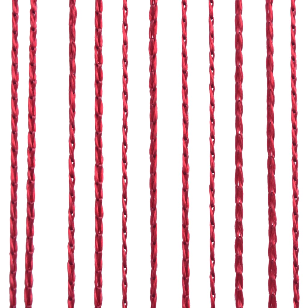 Vidaxl dradengordijnen 100x250 cm wijnrood 2 st