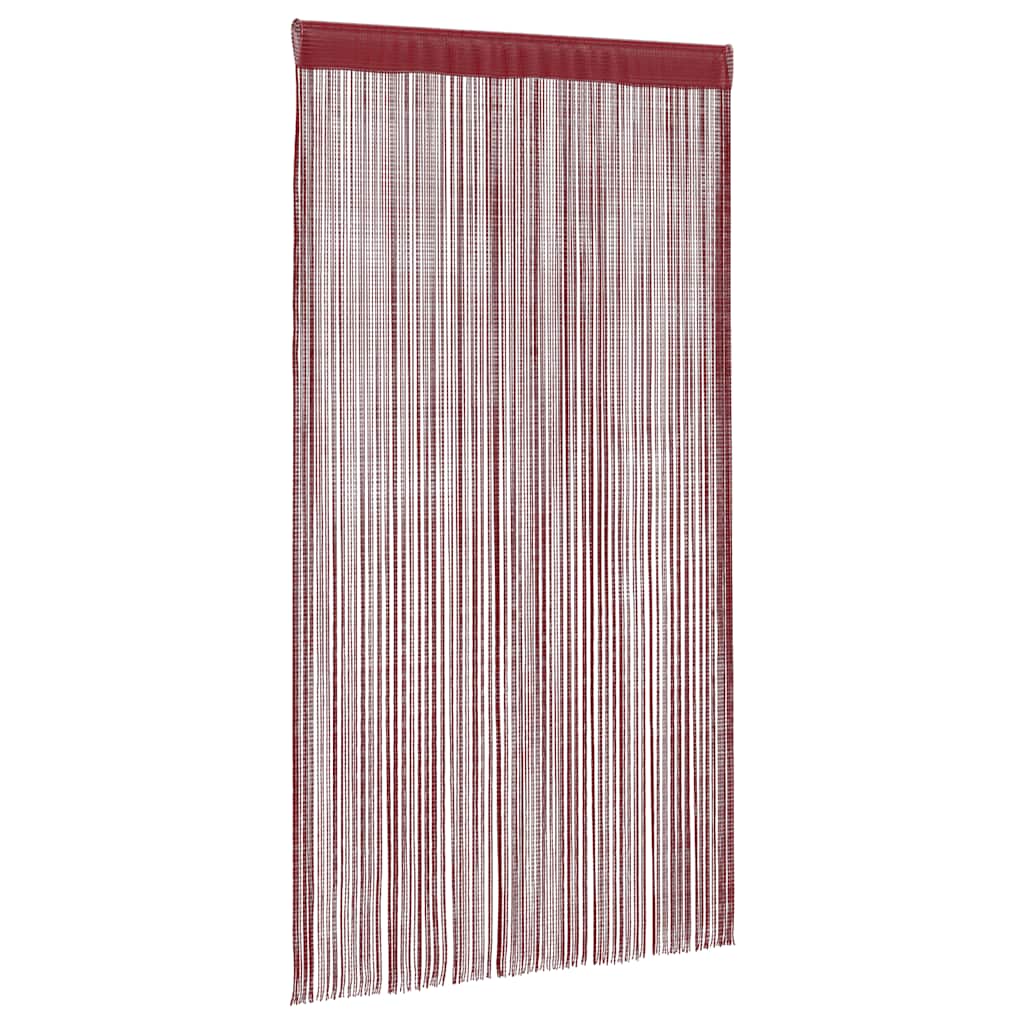 Vidaxl dradengordijnen 100x250 cm wijnrood 2 st
