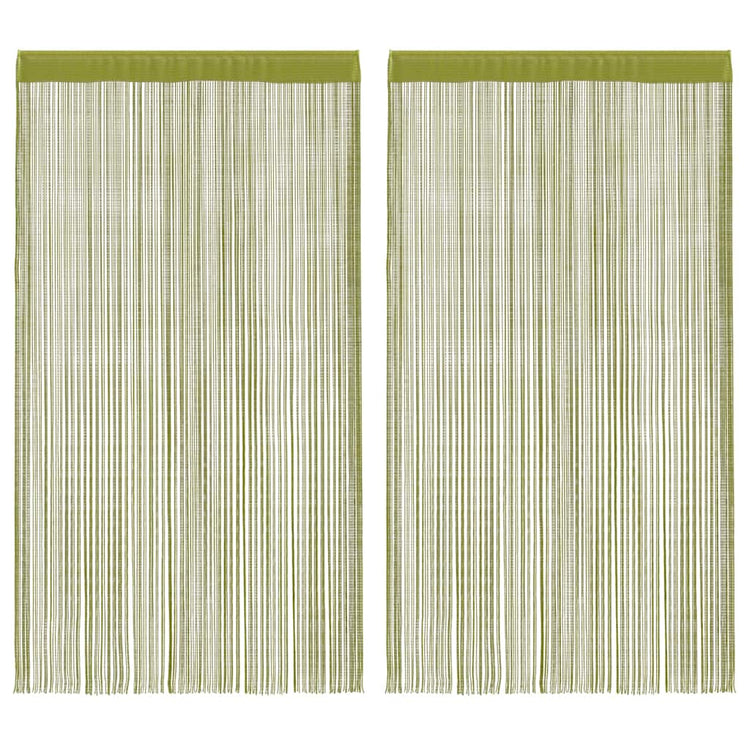 Vidaxl draadgordijnen 100x250 cm groen 2 st
