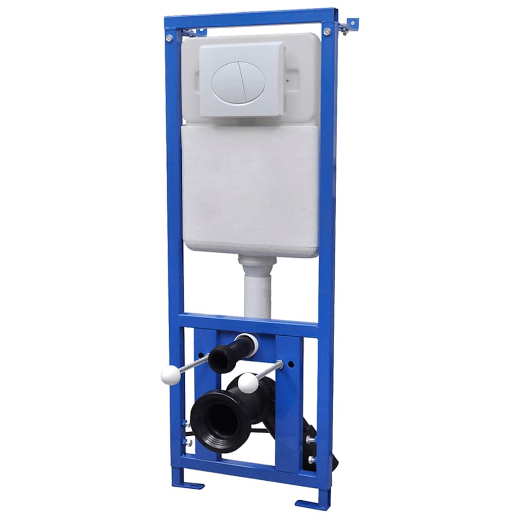 Vidaxl inbouwreservoir voor hangtoilet 11 l 41x14x(110-125) cm