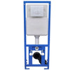 Vidaxl verborgen hoge stortbak 11 l 41x41x(110-125)cm