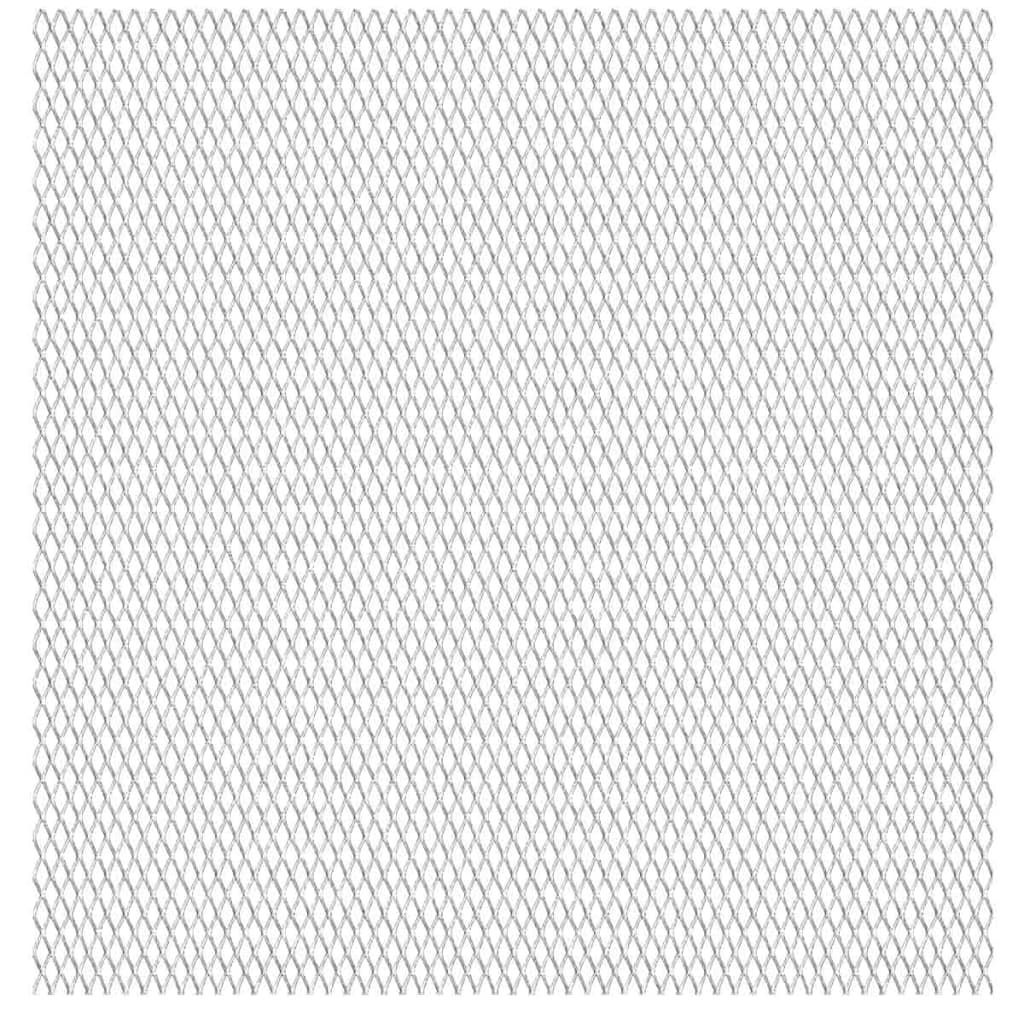 Vidaxl draadhek 50x50 cm 20x10x2 mm roestvrij staal