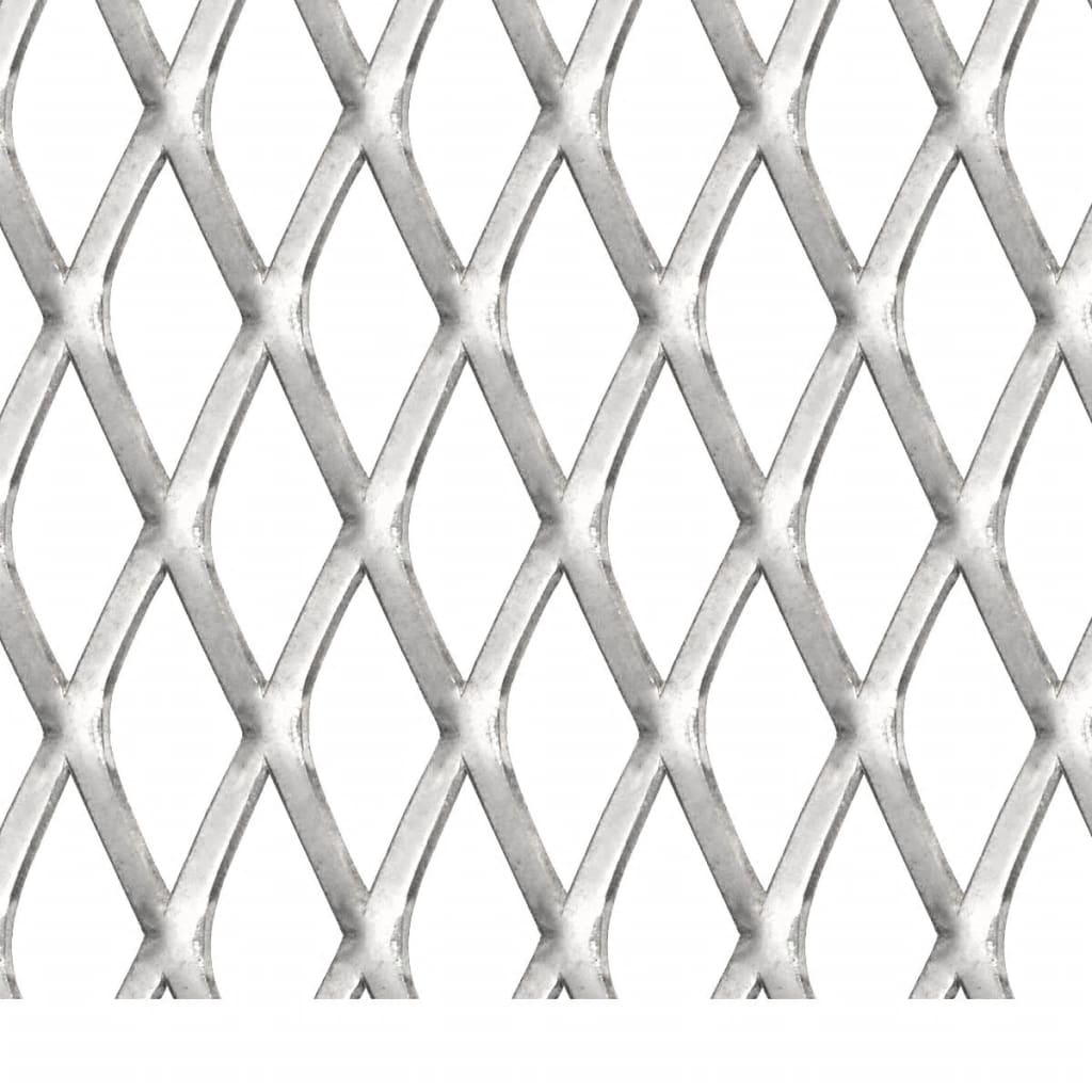 Vidaxl draadhek 50x50 cm 20x10x2 mm roestvrij staal