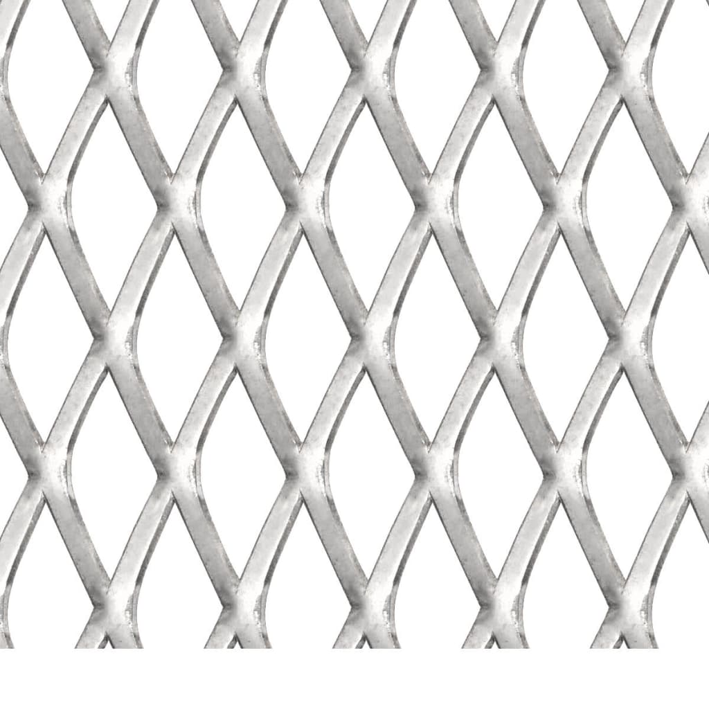 Vidaxl draadhek 100x85 cm 20x10x2 mm roestvrij staal