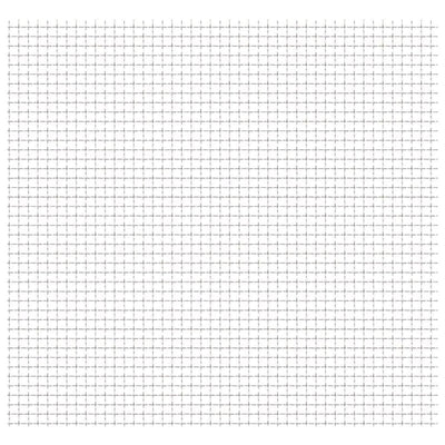 Vidaxl draadhek geweven gaas 50x50 cm 21x21x2,5 mm roestvrij staal