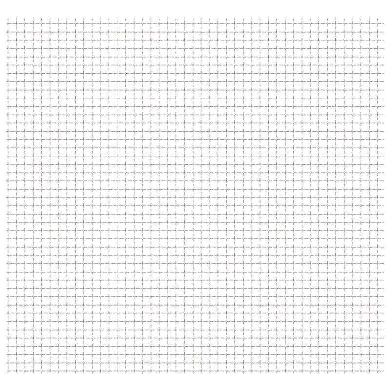 Vidaxl draadhek geweven gaas 50x50 cm 31x31x3 mm roestvrij staal