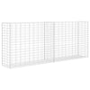 Vidaxl schanskorf 85x30x200 cm gegalvaniseerd staal