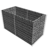 Vidaxl gabion plantenbak verhoogd 180x90x100 cm staal zilverkleurig - afbeelding 3
